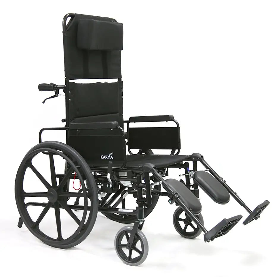 KM-5000 Reclining Wheelchair – Ultra Lightweight with T6 Aluminum